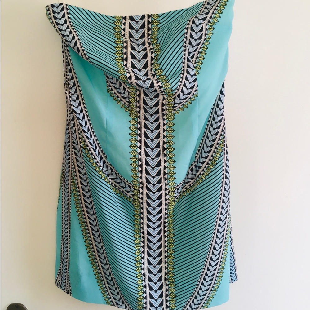 Mara Hoffman Turquiose Geometric Dress